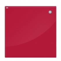 03 Доска стеклянная магнитно-маркерная 60x80 см, красная, OFFICE, "2х3"