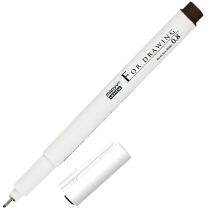 Линер, ручка для черчения и рисования DARK BROWN, MAR4600/DB/0.8