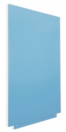 Безрамная демонстрационная доска маркерная магнитная (панель) синяя, 6419R-630