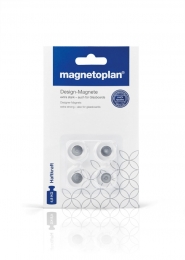 Магниты для стеклянной доски Magnetoplan, 4 шт/уп