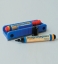 Стиратель-держатель магнитный, синий, с 2-мя маркерами
