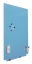 Безрамная демонстрационная доска маркерная магнитная (панель) синяя