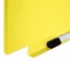 Безрамная демонстрационная доска маркерная магнитная (панель) желтая