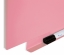 Безрамная демонстрационная доска маркерная магнитная (панель) розовая